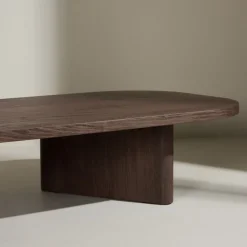 GRONVIK Table basse organique en bois 180x55cm