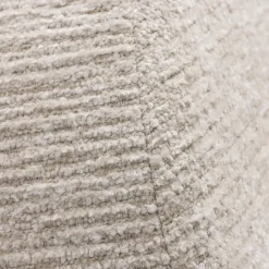GROOVY Fauteuil pivotant en tissu chenille côtelé