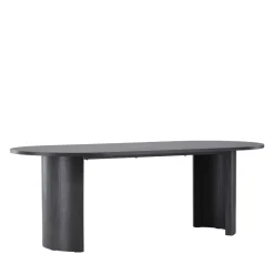 GRUNDSUND Table à manger 10 personnes ovale en bois