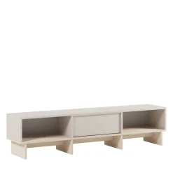HARRIET Meuble TV 1 porte en bois et métal L170cm