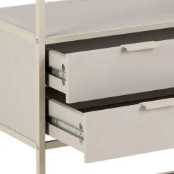 HEXA Étagère 2 tiroirs en métal L114cm