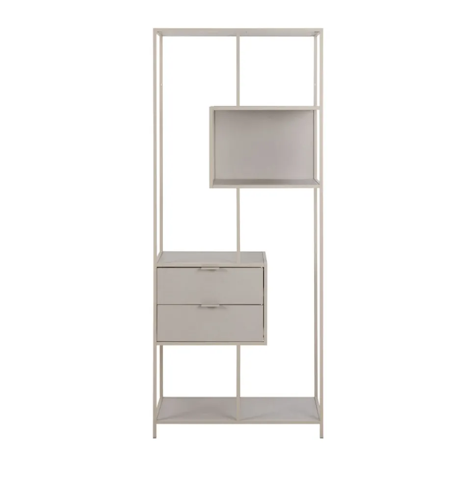 HEXA Étagère 2 tiroirs en métal H185cm