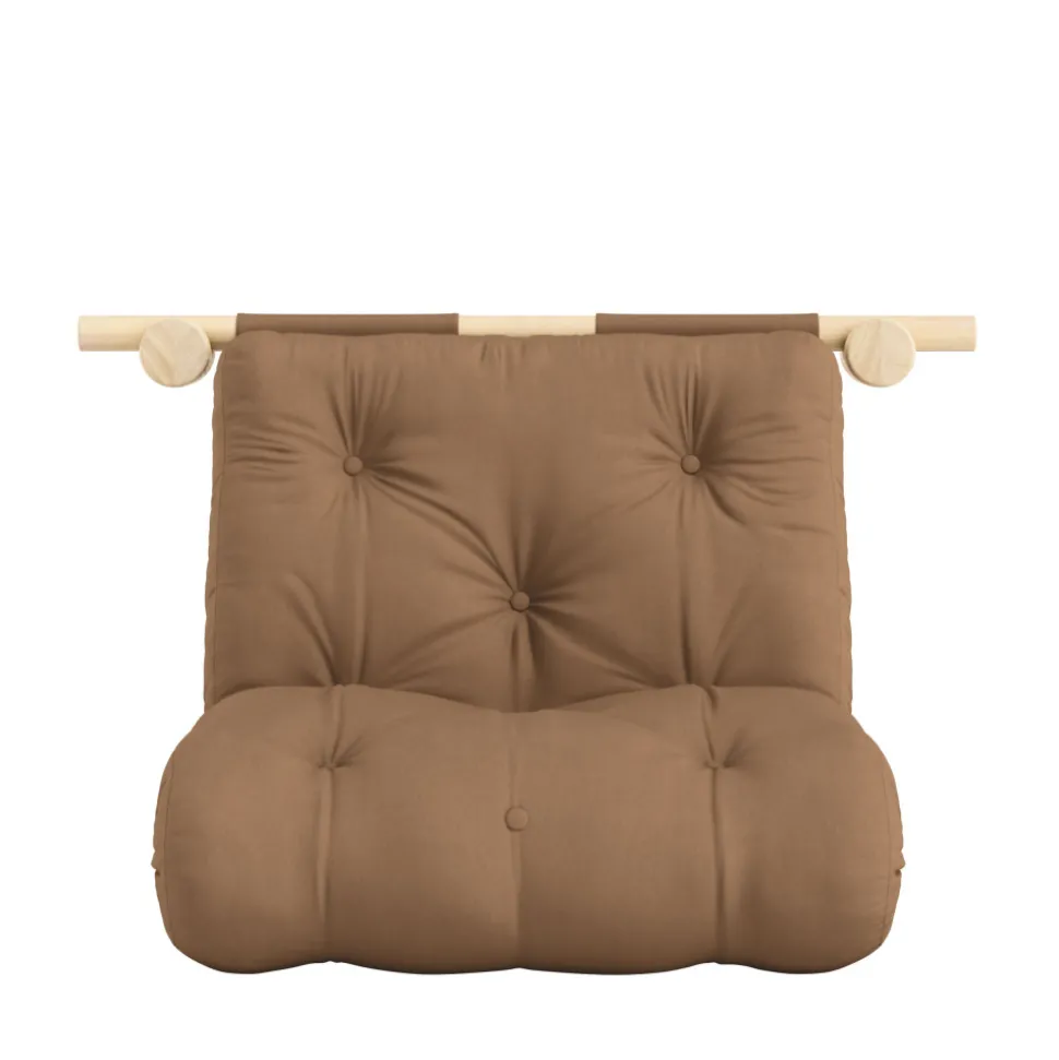 HOOKED Fauteuil convertible en tissu et bois avec accroches murales