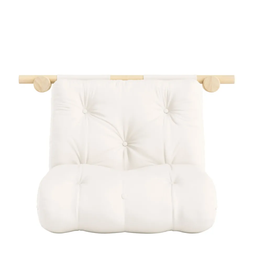 HOOKED Fauteuil convertible en tissu et bois avec accroches murales