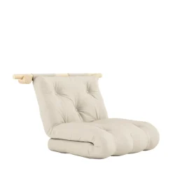 HOOKED Fauteuil convertible en tissu et bois avec accroches murales
