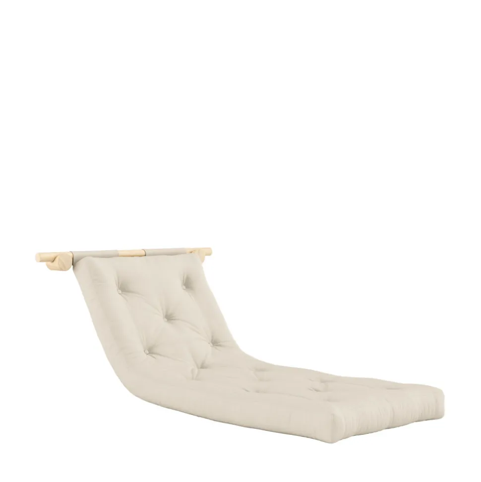 HOOKED Fauteuil convertible en tissu et bois avec accroches murales