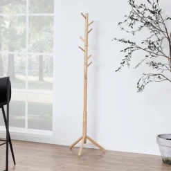 HOOKY Porte-manteaux en bois H176cm