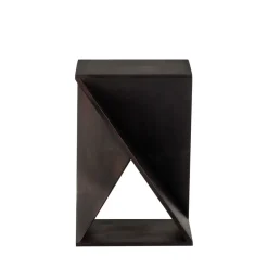 IKEM Table d'appoint carrée en bois 41x41cm