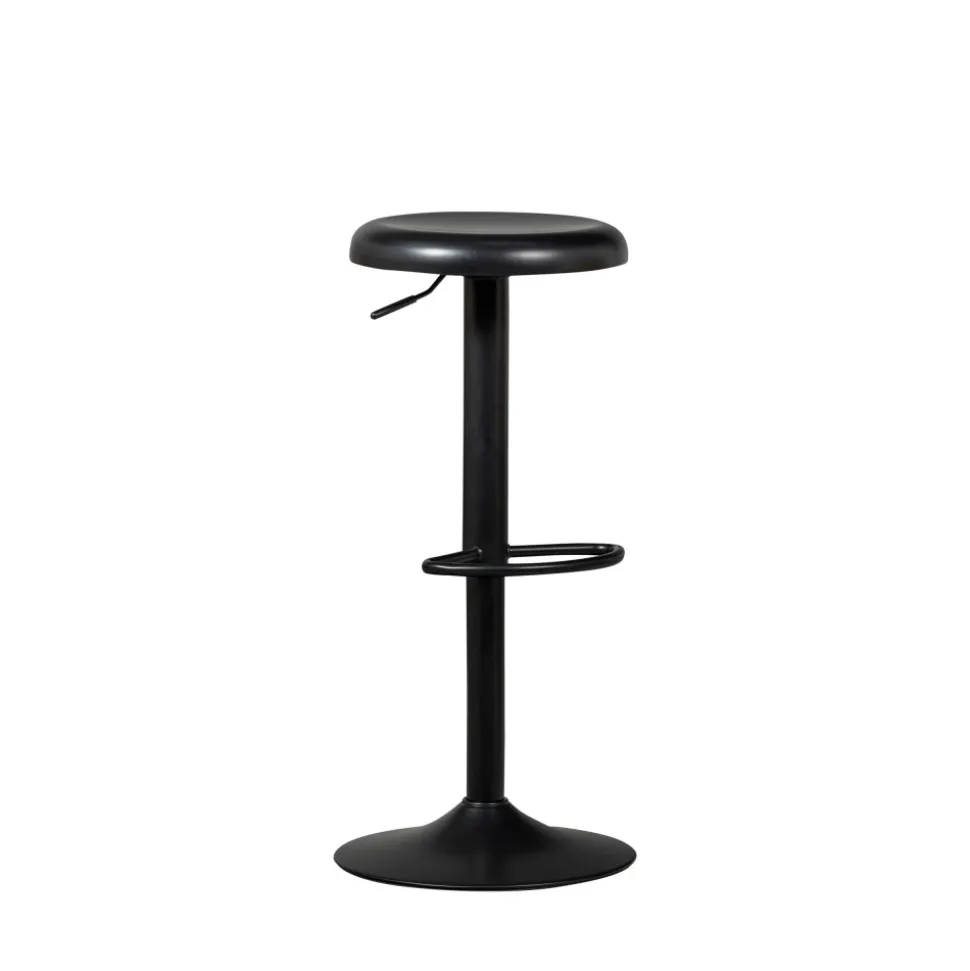 ISAAC Tabouret de bar réglable en métal H61-81cm