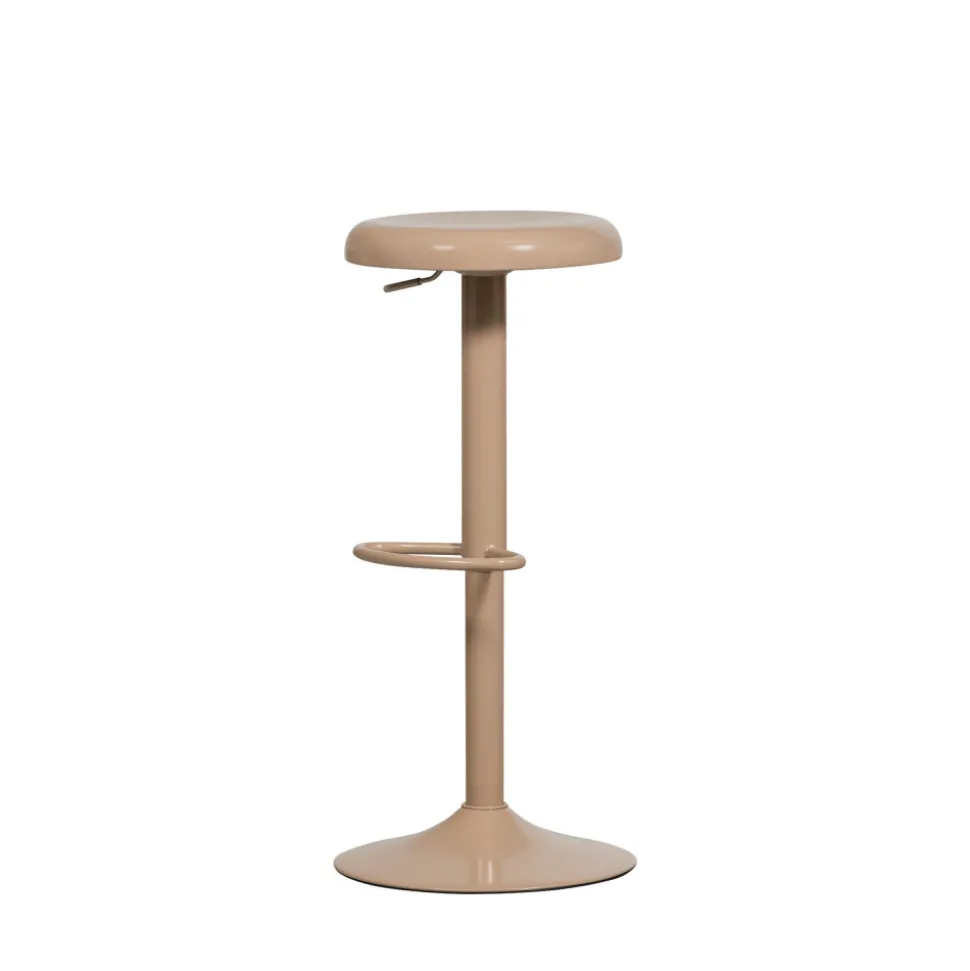 ISAAC Tabouret de bar réglable en métal H61-81cm