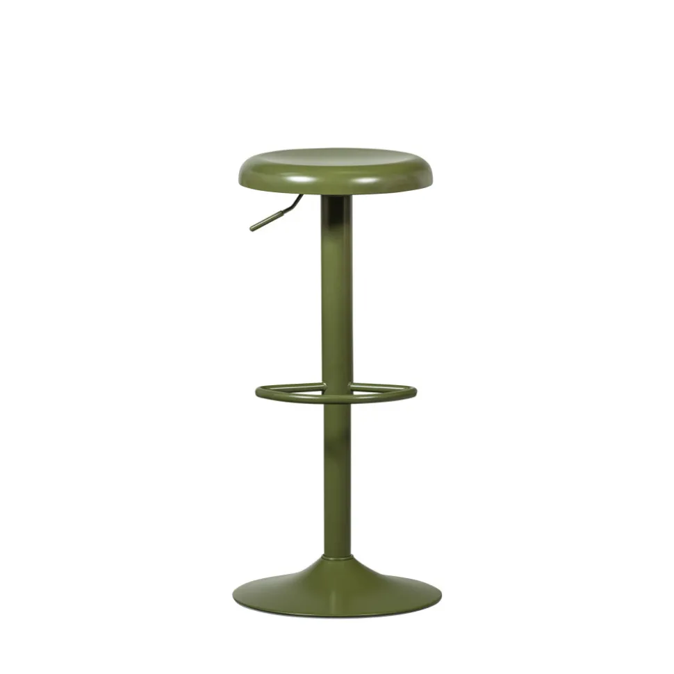 ISAAC Tabouret de bar réglable en métal H61-81cm