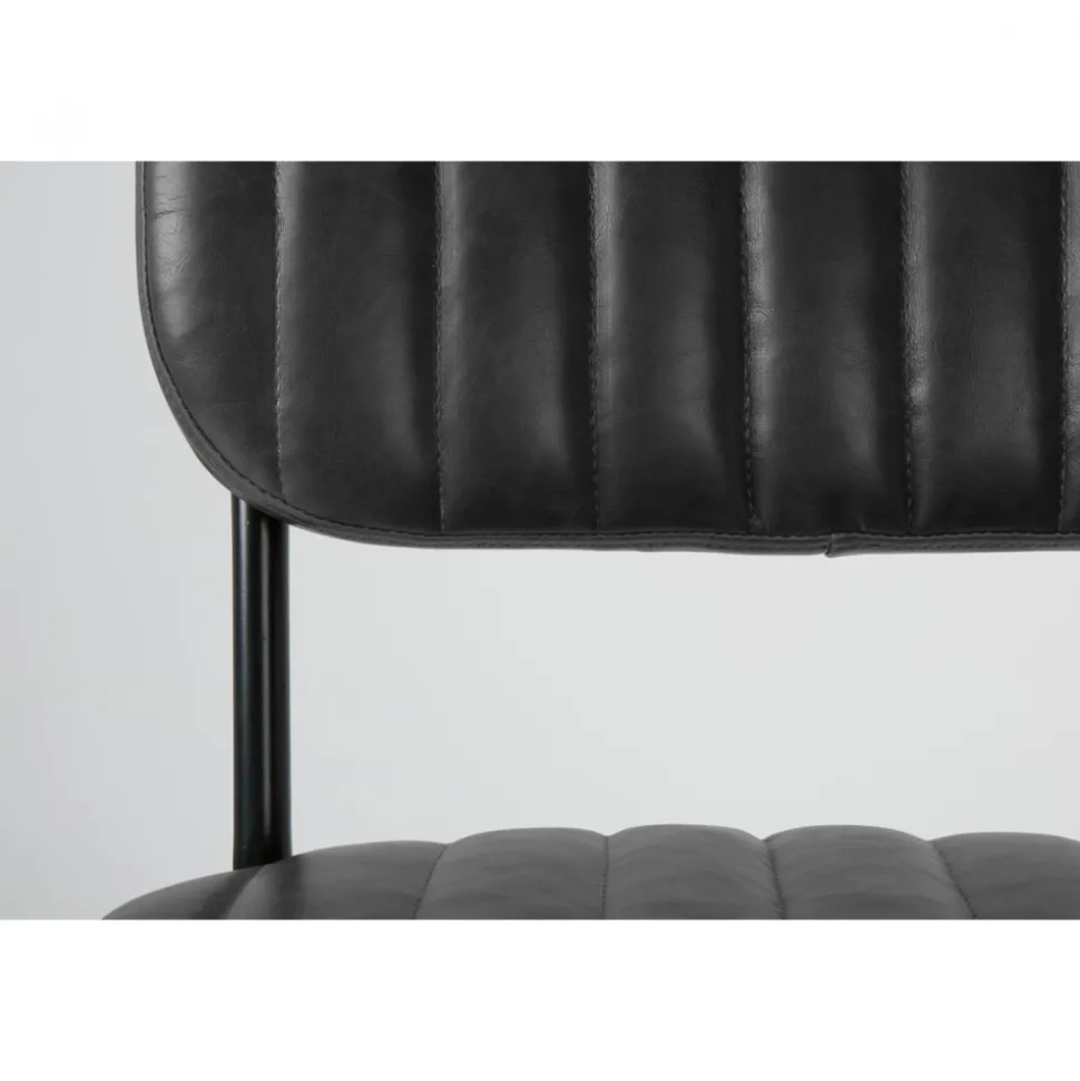 JAKE WORN Chaise rétro capitonnée