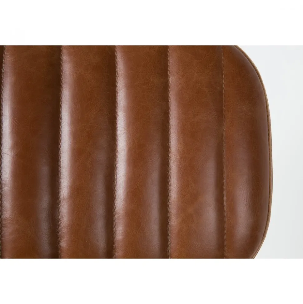 JAKE WORN Chaise rétro capitonnée