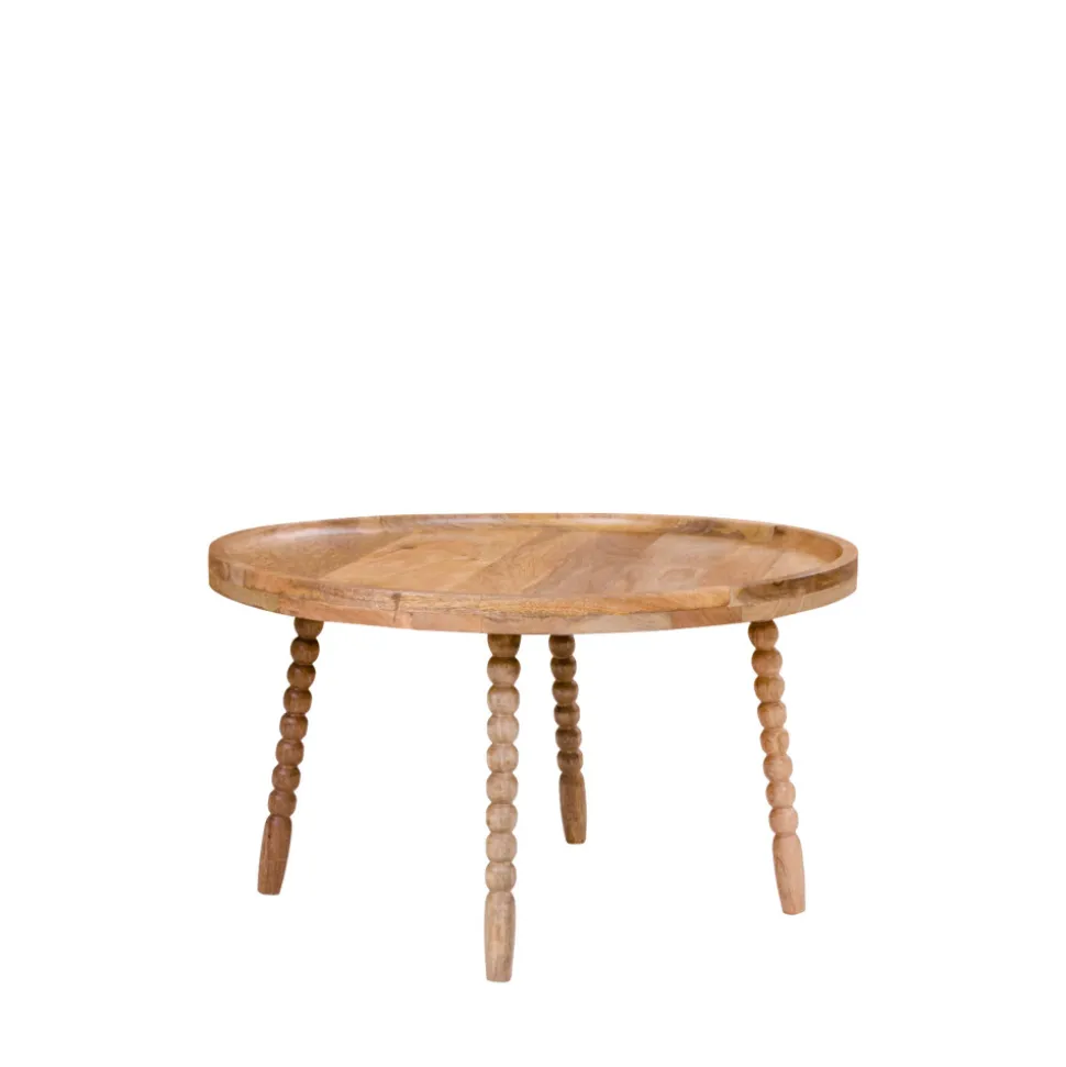 JAMMU Table basse ronde en manguier ø60cm