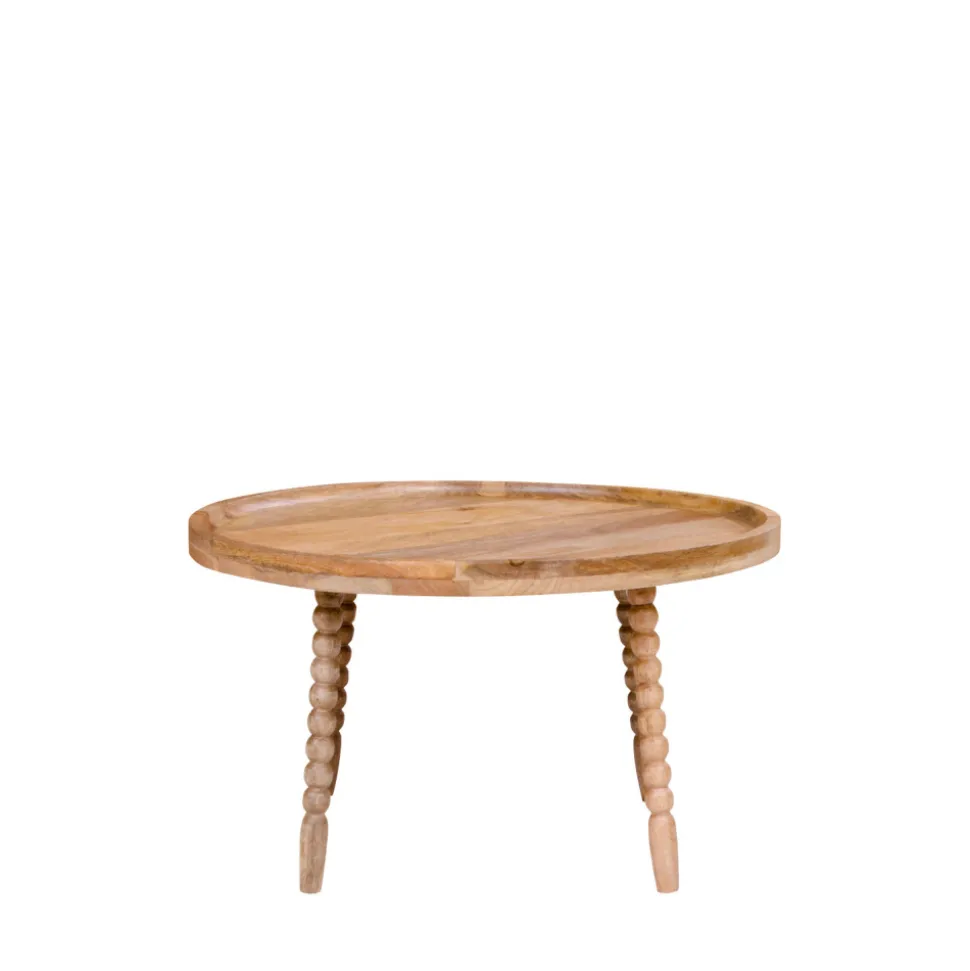 JAMMU Table basse ronde en manguier ø60cm