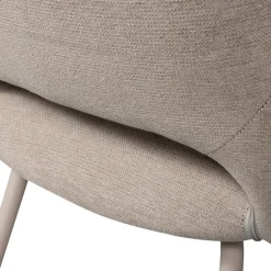 JENNY Lot de 2 fauteuils de table en tissu