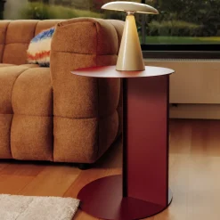 JIMY Table d'appoint en métal H50cm