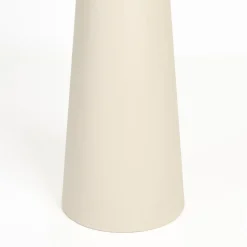 JOYA Table d'appoint ronde effet travertin ø40cm H70cm