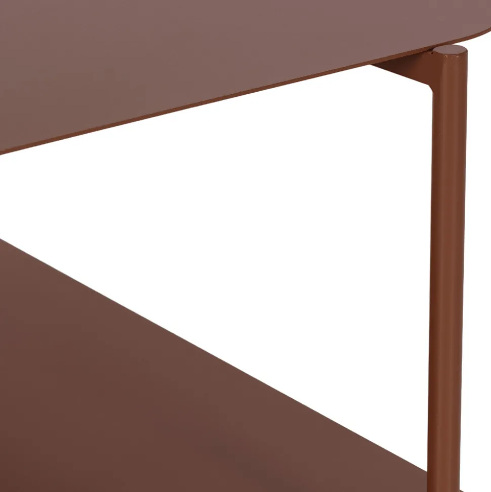 JUDITH Table basse en métal à double plateau