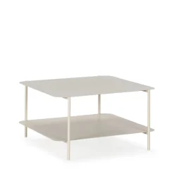 JUDITH Table basse en métal à double plateau