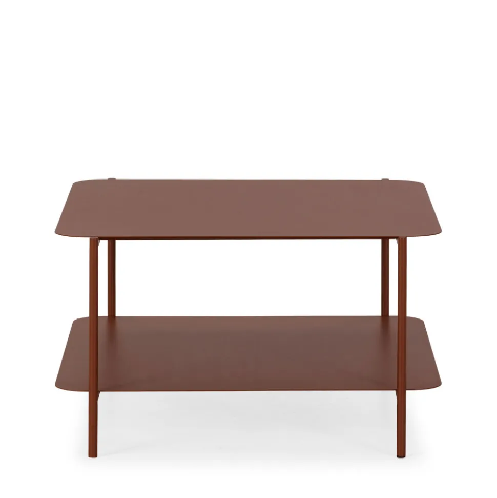 JUDITH Table basse en métal à double plateau