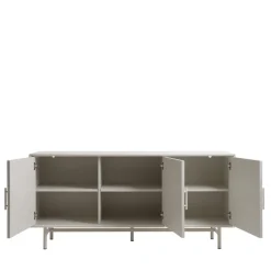 JURA Buffet 3 portes en bois et métal L160cm