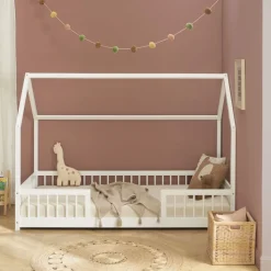 KABA Lit cabane enfant en bois 90x190cm