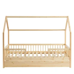 KABA Lit cabane enfant en bois 90x190cm