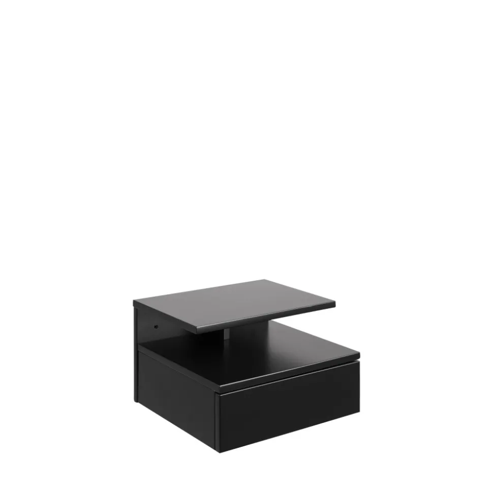 KAMICHI Table de chevet murale 1 tiroir en bois