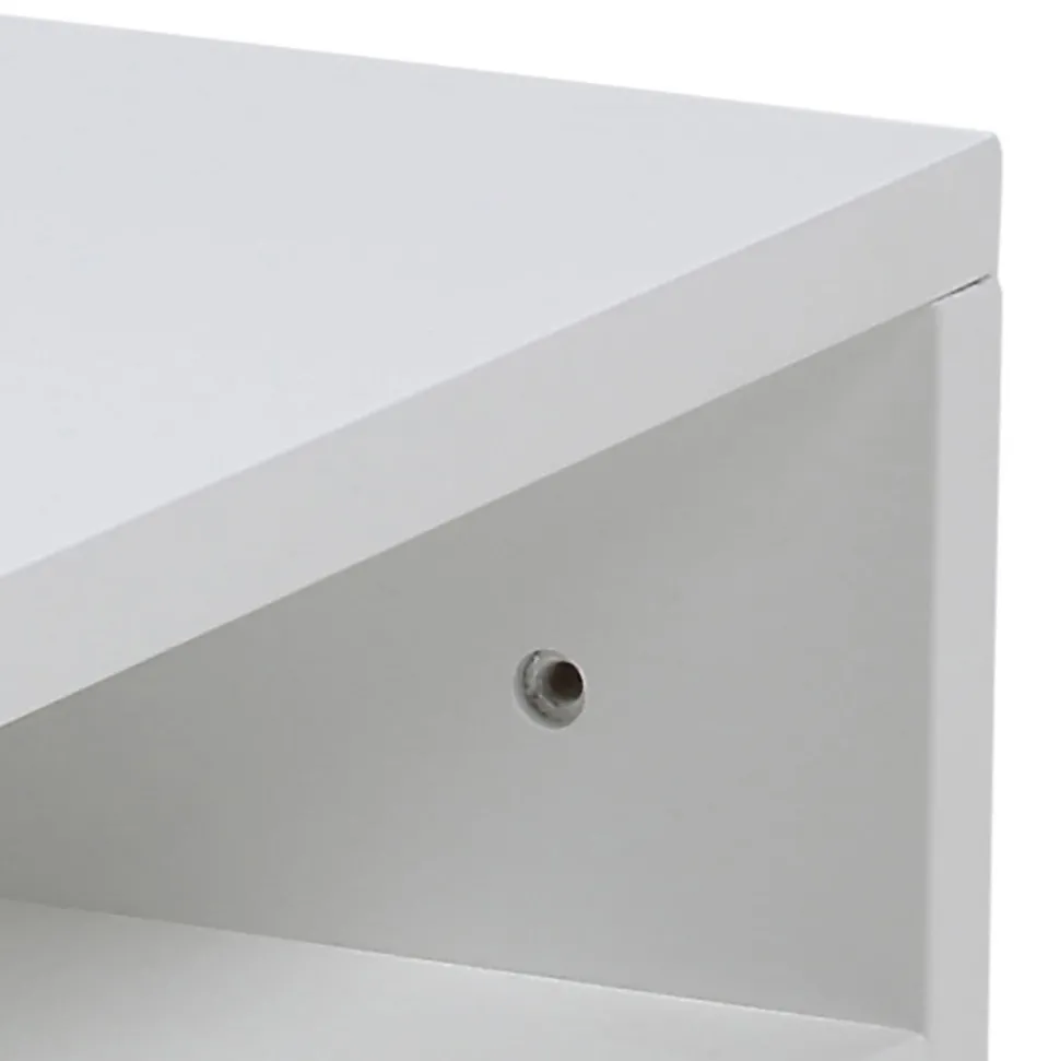KAMICHI Table de chevet murale 1 tiroir en bois
