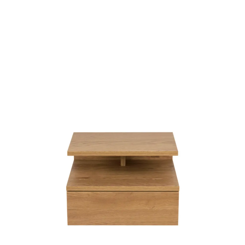 KAMICHI Table de chevet murale 1 tiroir en bois