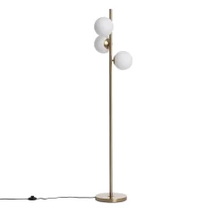 KANO Lampadaire avec 3 points lumineux en verre H148cm