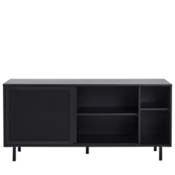 KISO Buffet 2 portes, 2 niches en métal L160cm