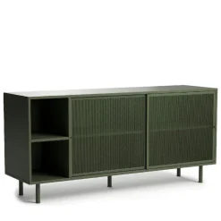 KISO Buffet 2 portes, 2 niches en métal L160cm