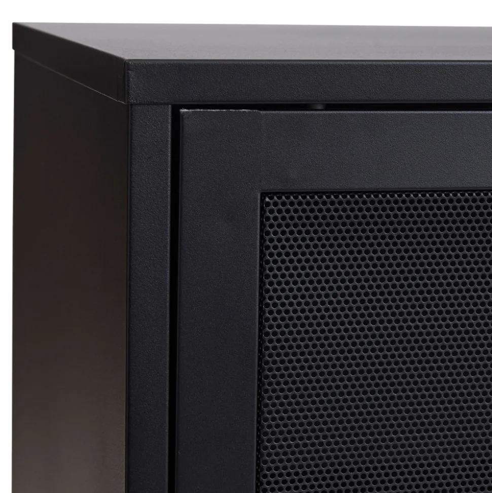 KISO Buffet 2 portes, 2 niches en métal L160cm