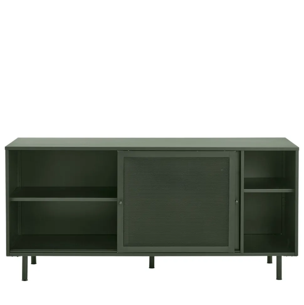KISO Buffet 2 portes, 2 niches en métal L160cm