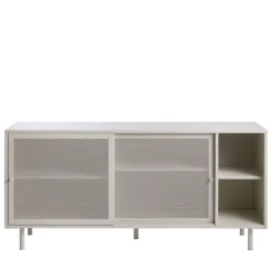KISO Buffet 2 portes, 2 niches en métal L160cm