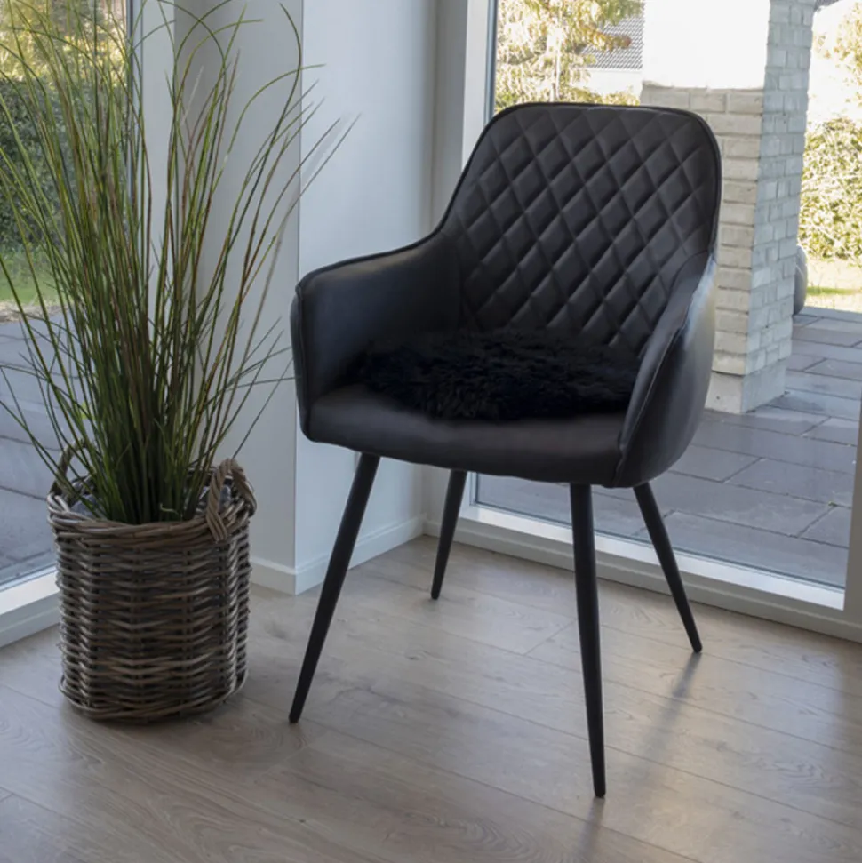 LAMBSKIN SEAT Galette de chaise en peau de mouton