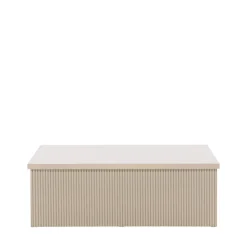 LENOX Table basse carrée en bois 90x90cm