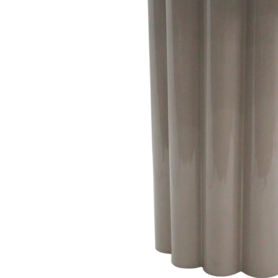 LEON Table basse ronde en aluminium ø64cm