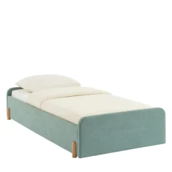 LEONA Lit enfant en tissu 90x190cm