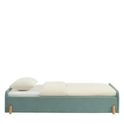 LEONA Lit enfant en tissu 90x190cm