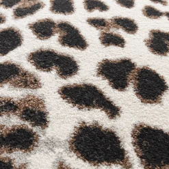 LEPI Tapis à motif léopard