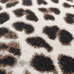 LEPI Tapis à motif léopard
