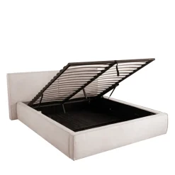 LIBERIA Lit coffre en tissu 140x190cm
