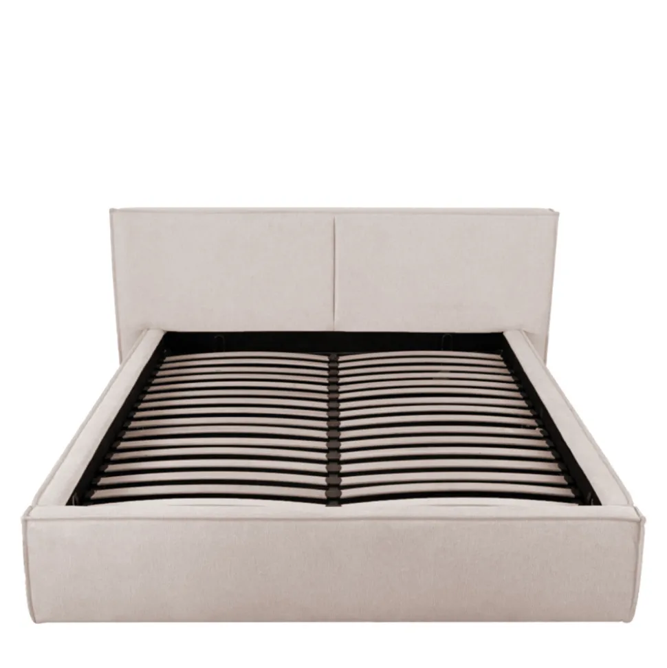 LIBERIA Lit coffre en tissu 140x190cm