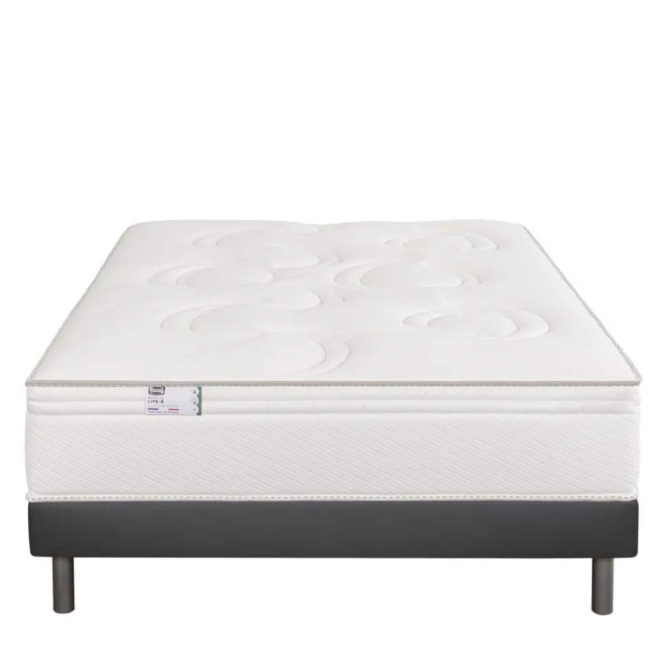 LIFE-R Matelas 100% ressorts, épaisseur 29cm, accueil équilibré