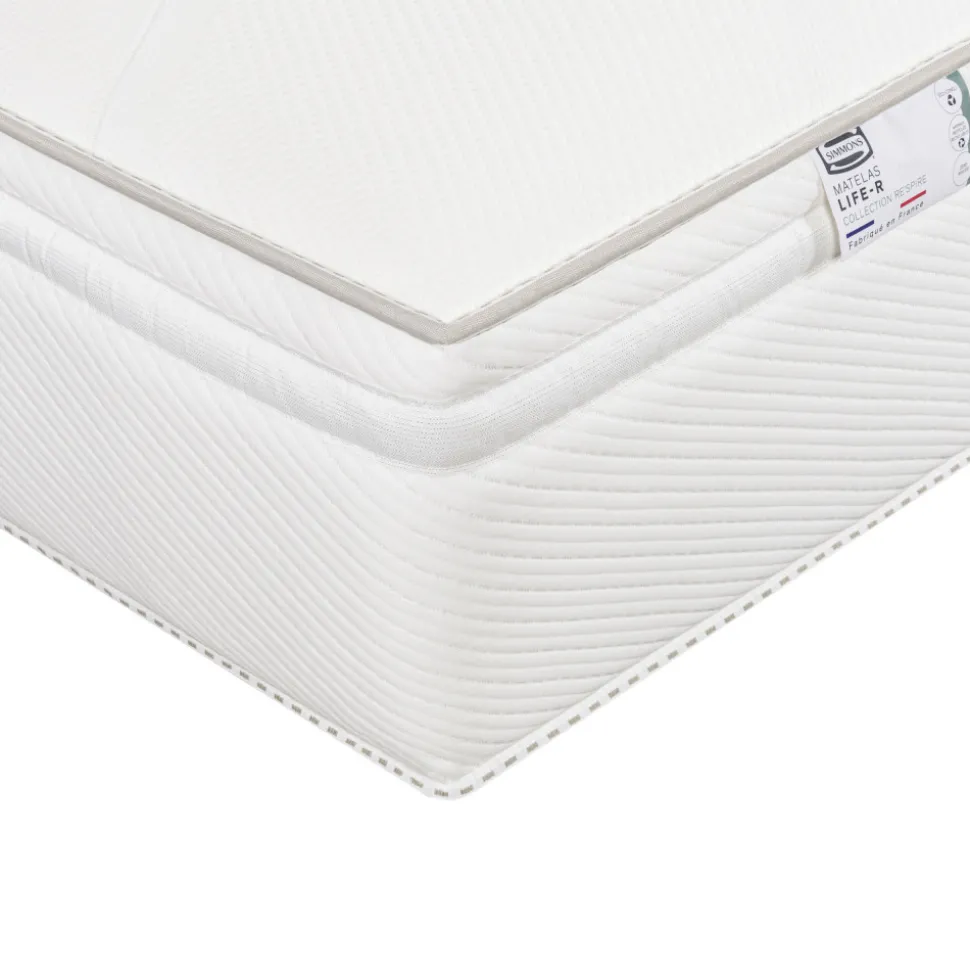 LIFE-R Matelas 100% ressorts, épaisseur 29cm, accueil équilibré