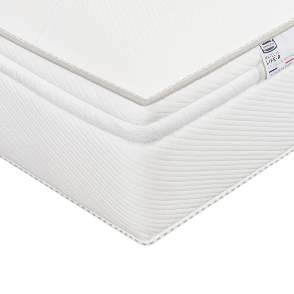 LIFE-R Matelas 100% ressorts, épaisseur 29cm, accueil équilibré