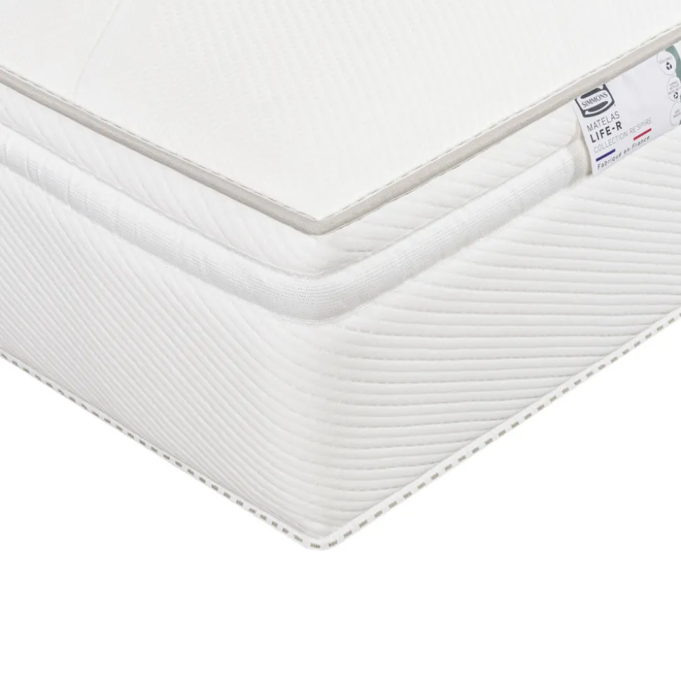LIFE-R Matelas 100% ressorts, épaisseur 29cm, accueil équilibré
